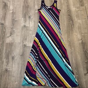 Striped maxi dress